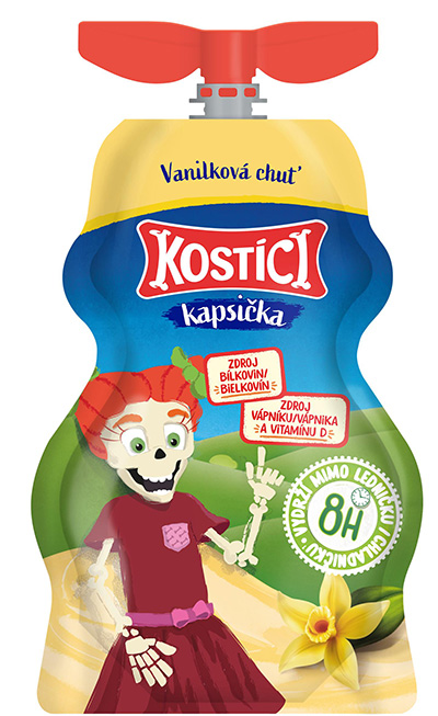Kostíci - kapsička - vanilková chuť 